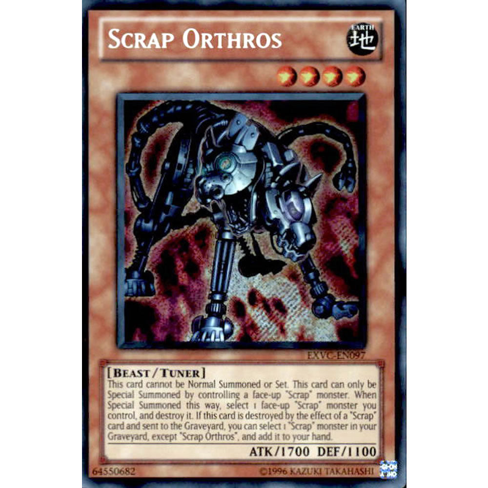 Scrap Orthros EXVC-EN097 Yu-Gi-Oh! Card from the Extreme Victory Set