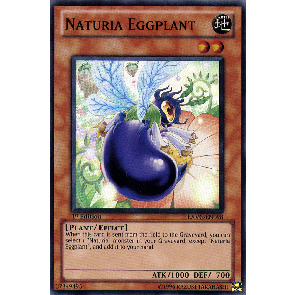 Naturia Eggplant EXVC-EN098 Yu-Gi-Oh! Card from the Extreme Victory Set