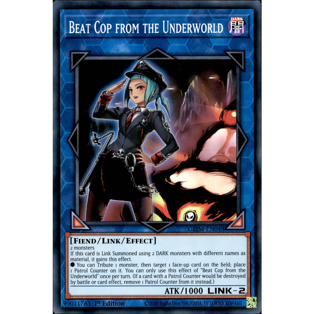Beat Cop from the Underworld GEIM-EN048 Yu-Gi-Oh! Card from the Genesis Impact Set