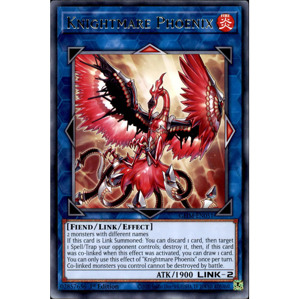 Knightmare Phoenix GEIM-EN051 Yu-Gi-Oh! Card from the Genesis Impact Set
