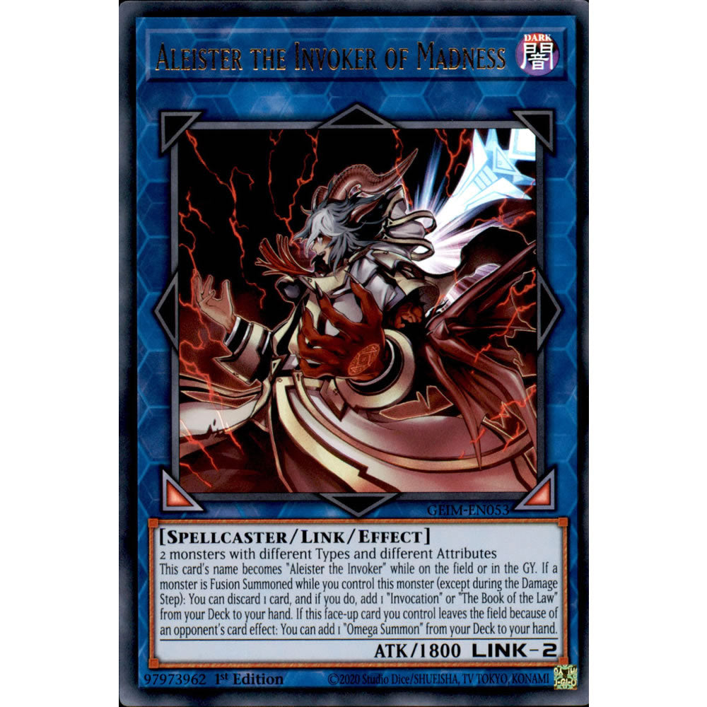 Aleister the Invoker of Madness GEIM-EN053 Yu-Gi-Oh! Card from the Genesis Impact Set