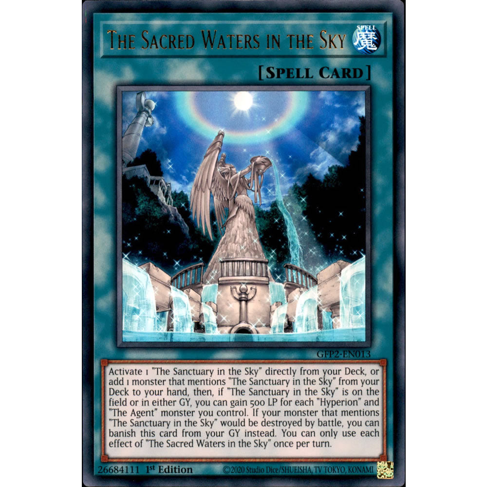 The Sacred Waters in the Sky GFP2-EN013 Yu-Gi-Oh! Card from the Ghosts From the Past: The 2nd Haunting Set
