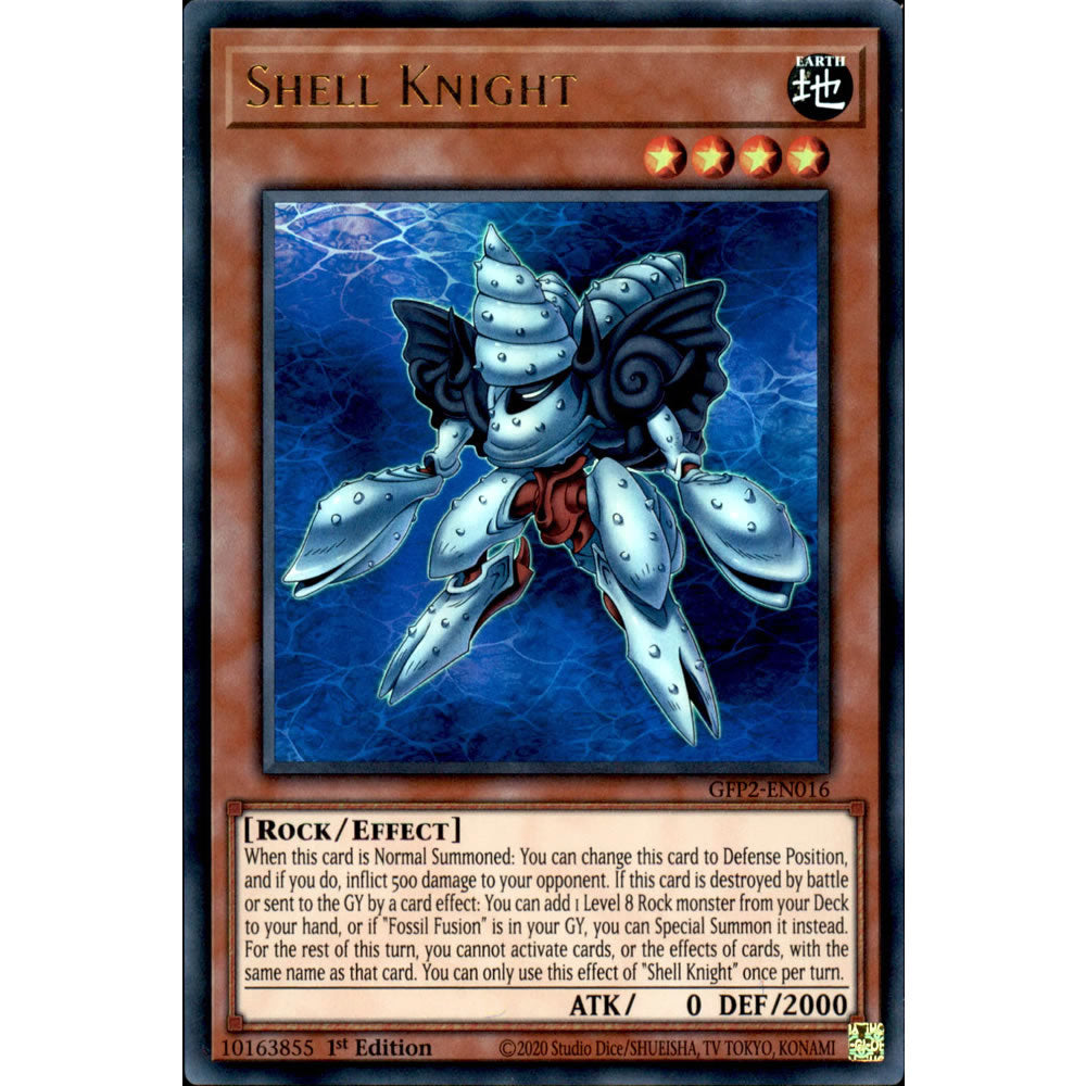 Shell Knight GFP2-EN016 Yu-Gi-Oh! Card from the Ghosts From the Past: The 2nd Haunting Set