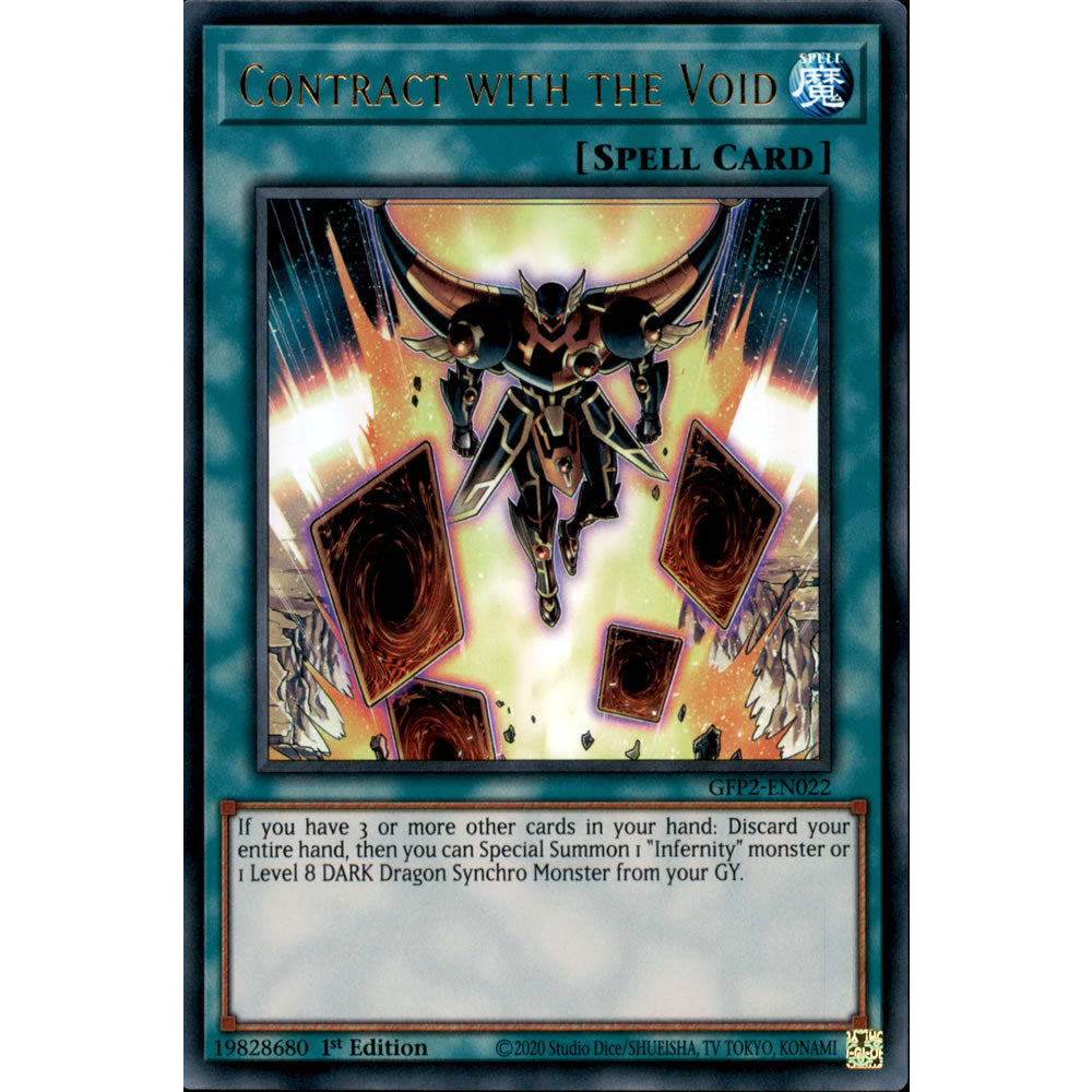Contract with the Void GFP2-EN022 Yu-Gi-Oh! Card from the Ghosts From the Past: The 2nd Haunting Set