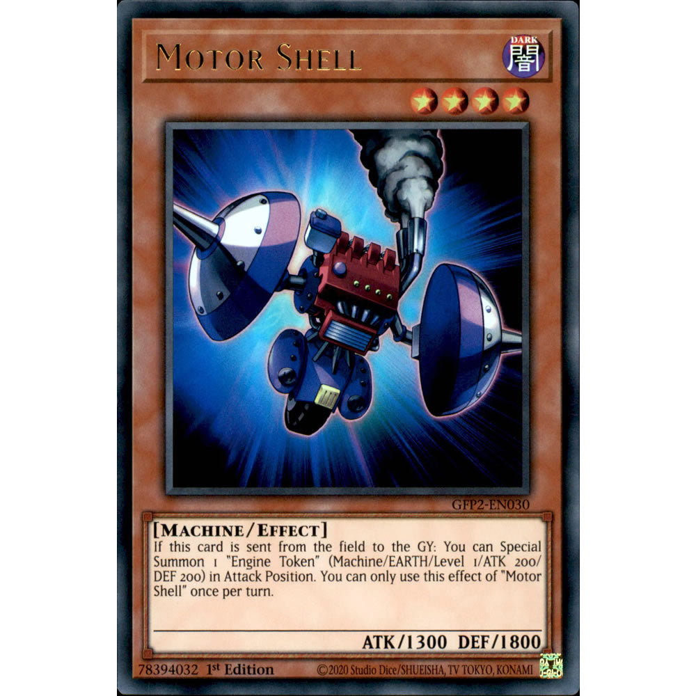 Motor Shell GFP2-EN030 Yu-Gi-Oh! Card from the Ghosts From the Past: The 2nd Haunting Set