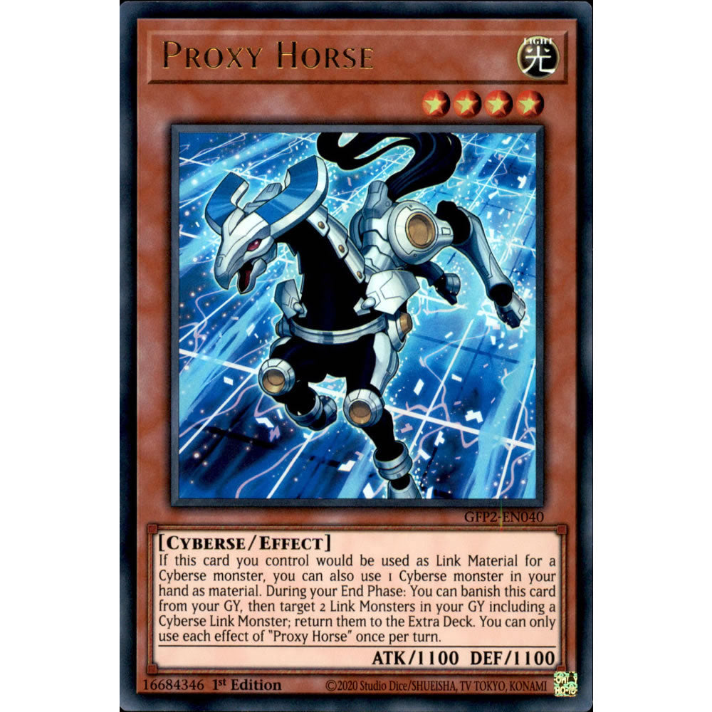 Proxy Horse GFP2-EN040 Yu-Gi-Oh! Card from the Ghosts From the Past: The 2nd Haunting Set