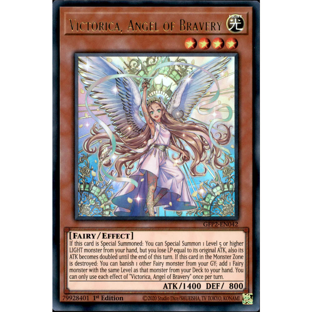 Victorica, Angel of Bravery GFP2-EN042 Yu-Gi-Oh! Card from the Ghosts From the Past: The 2nd Haunting Set