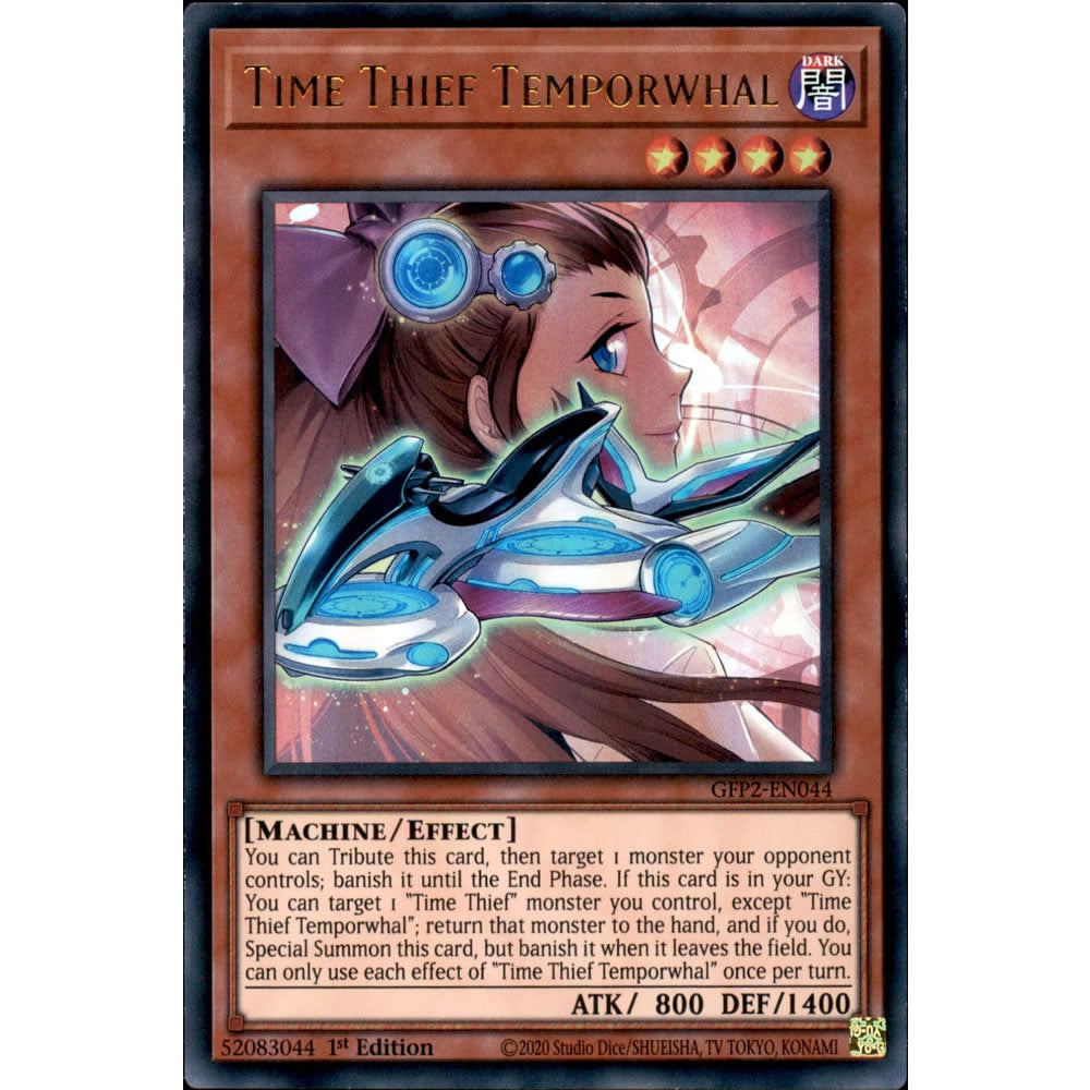 Time Thief Temporwhal GFP2-EN044 Yu-Gi-Oh! Card from the Ghosts From the Past: The 2nd Haunting Set