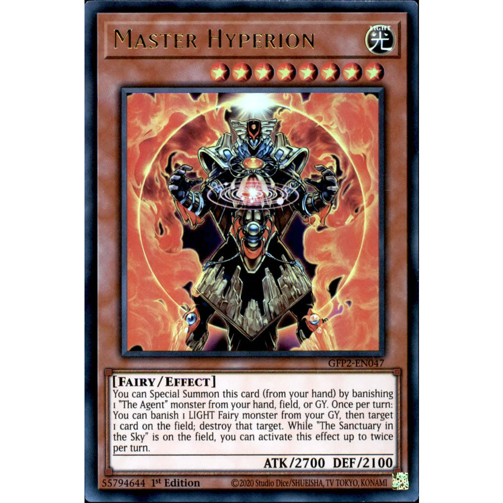 Master Hyperion GFP2-EN047 Yu-Gi-Oh! Card from the Ghosts From the Past: The 2nd Haunting Set