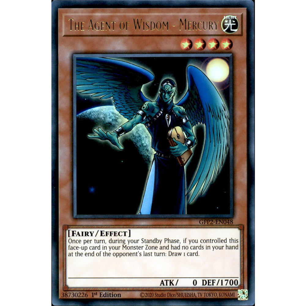 The Agent of Wisdom - Mercury GFP2-EN048 Yu-Gi-Oh! Card from the Ghosts From the Past: The 2nd Haunting Set