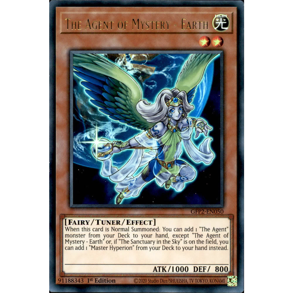 The Agent of Mystery - Earth GFP2-EN050 Yu-Gi-Oh! Card from the Ghosts From the Past: The 2nd Haunting Set