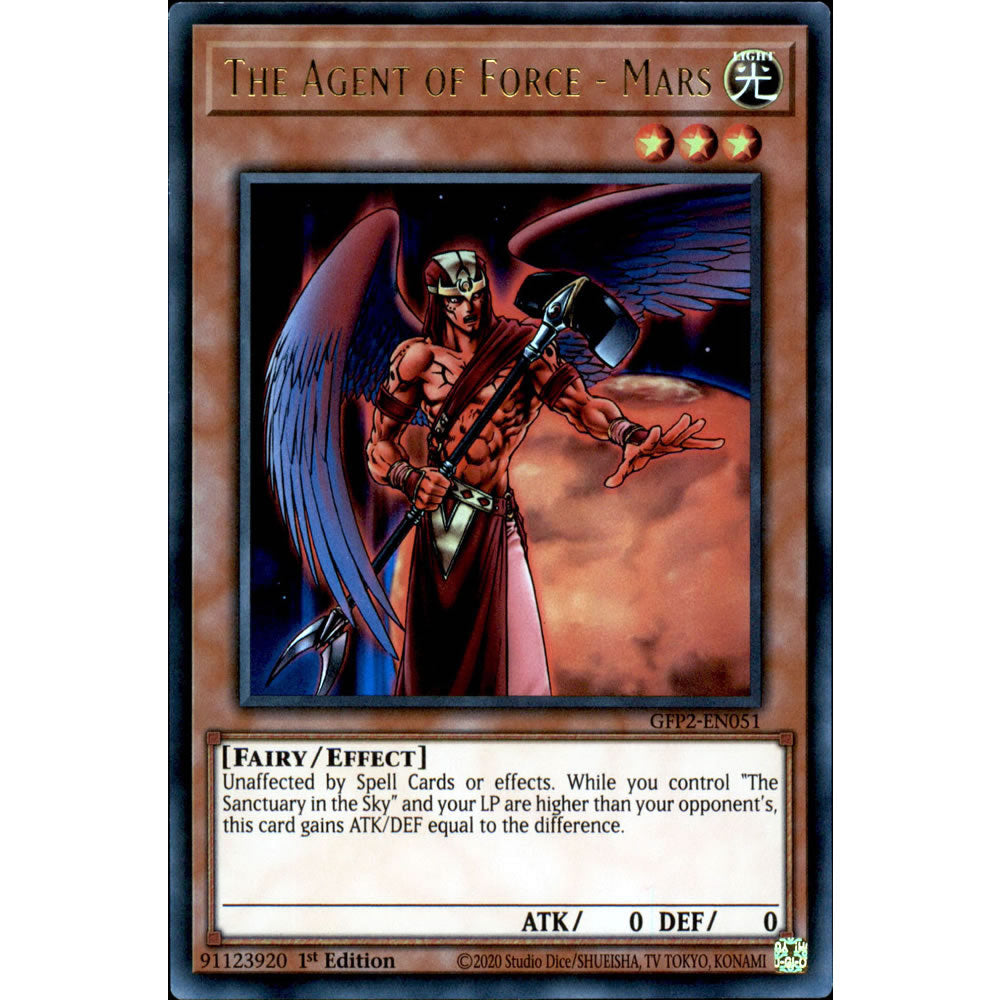 The Agent of Force - Mars GFP2-EN051 Yu-Gi-Oh! Card from the Ghosts From the Past: The 2nd Haunting Set