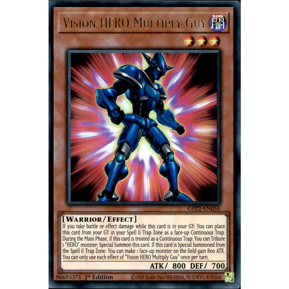 Vision HERO Multiply Guy GFP2-EN056 Yu-Gi-Oh! Card from the Ghosts From the Past: The 2nd Haunting Set