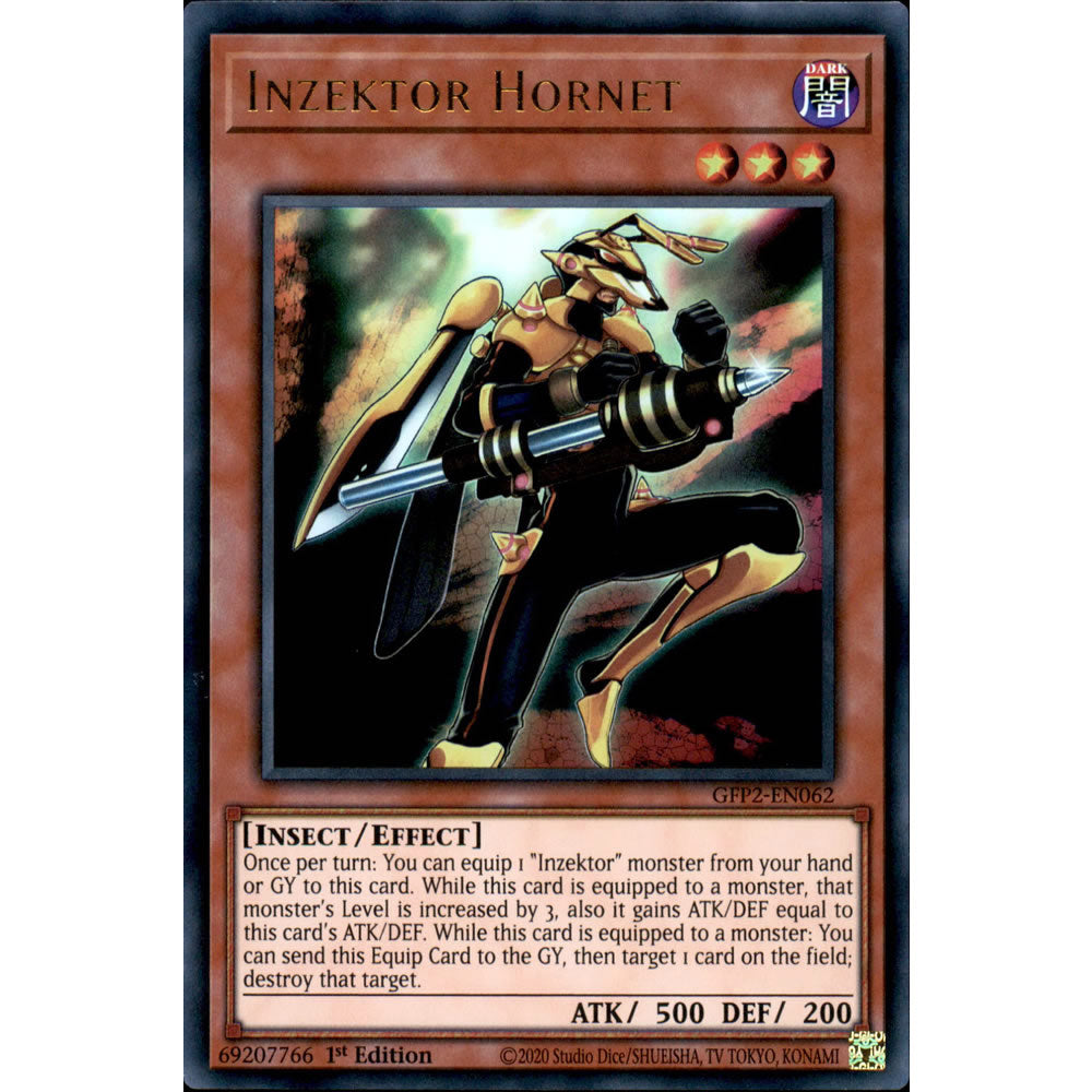 Inzektor Hornet GFP2-EN062 Yu-Gi-Oh! Card from the Ghosts From the Past: The 2nd Haunting Set
