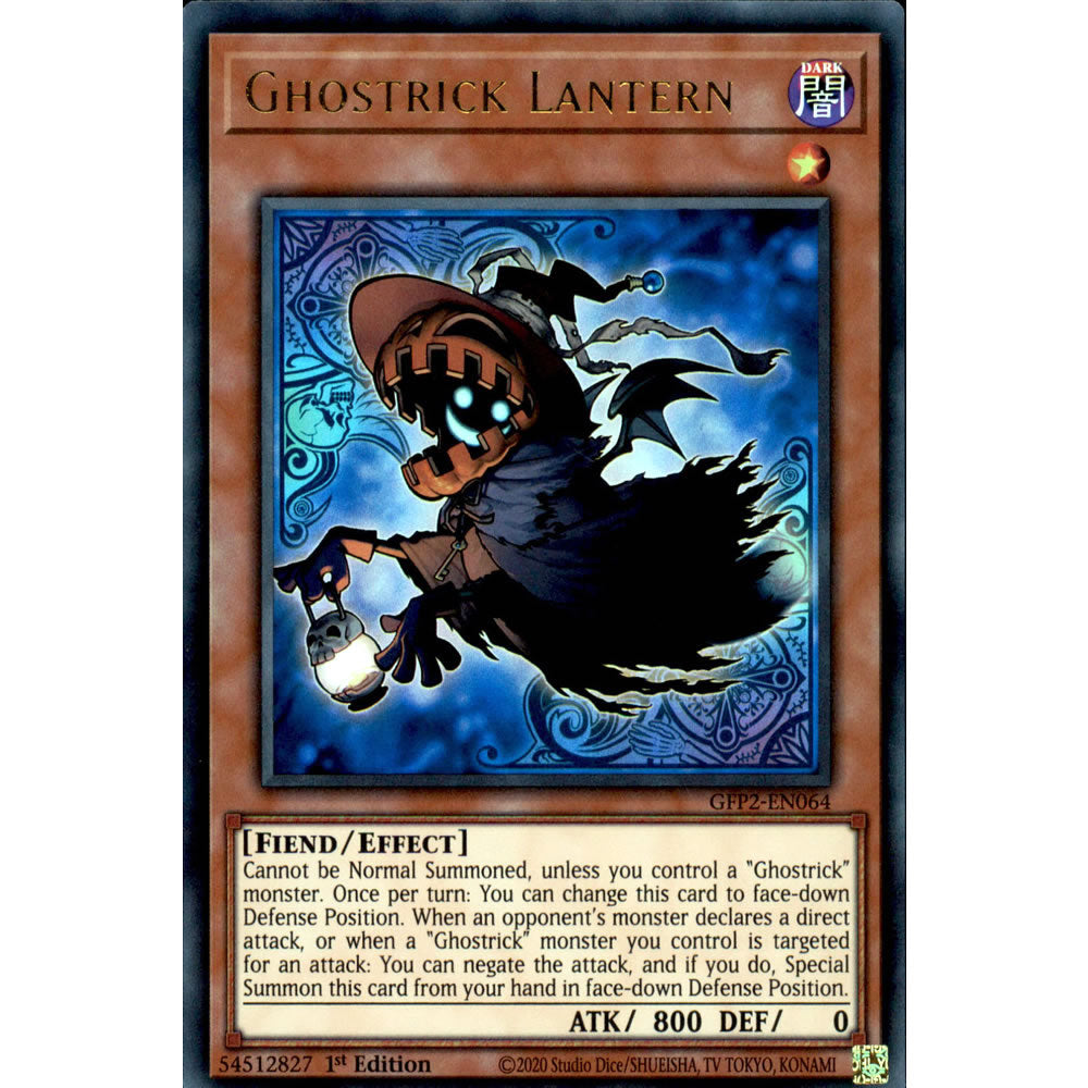 Ghostrick Lantern GFP2-EN064 Yu-Gi-Oh! Card from the Ghosts From the Past: The 2nd Haunting Set