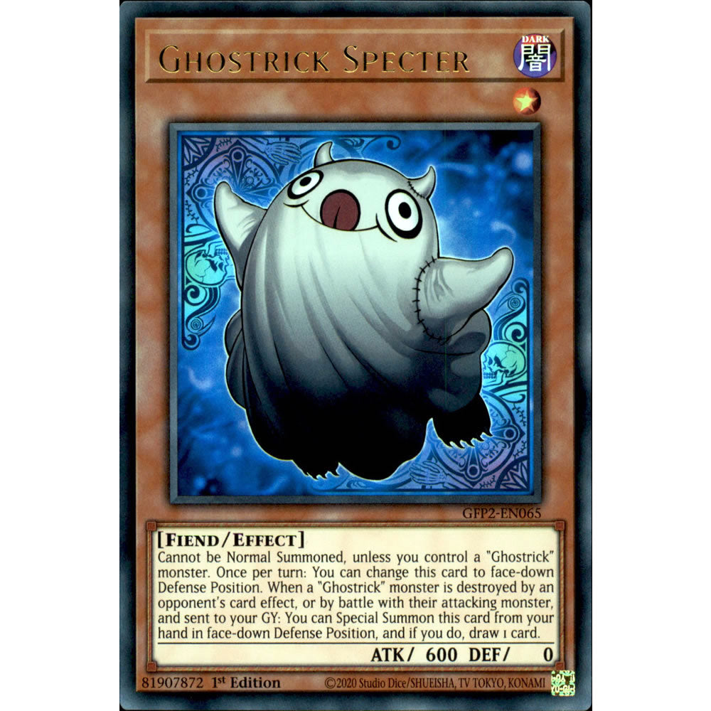 Ghostrick Specter GFP2-EN065 Yu-Gi-Oh! Card from the Ghosts From the Past: The 2nd Haunting Set