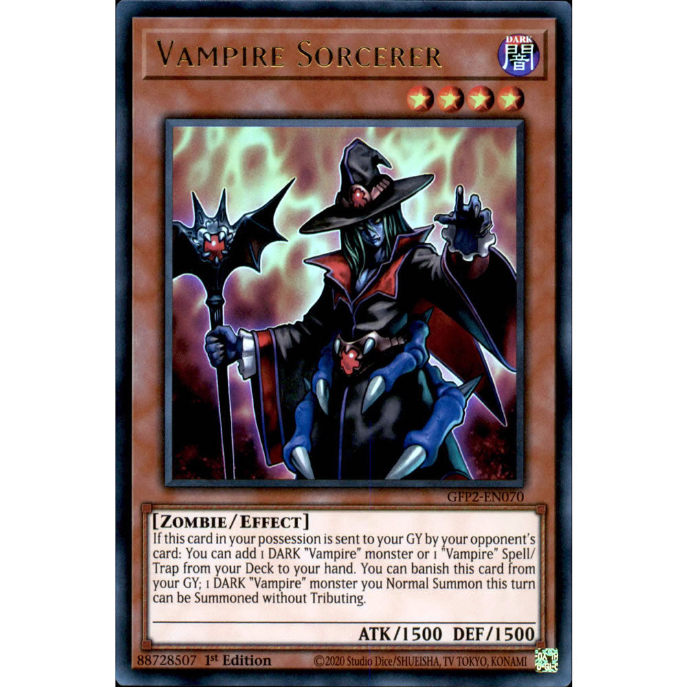 Vampire Sorcerer GFP2-EN070 Yu-Gi-Oh! Card from the Ghosts From the Past: The 2nd Haunting Set