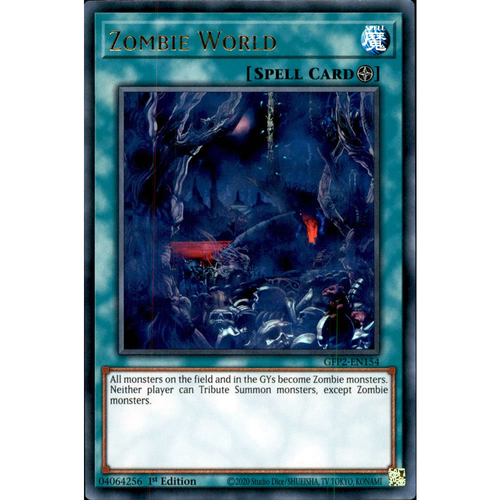 Zombie World GFP2-EN154 Yu-Gi-Oh! Card from the Ghosts From the Past: The 2nd Haunting Set