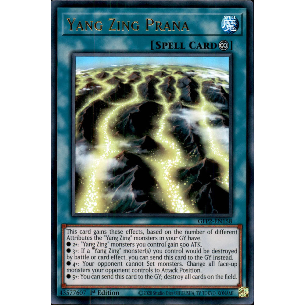 Yang Zing Prana GFP2-EN158 Yu-Gi-Oh! Card from the Ghosts From the Past: The 2nd Haunting Set