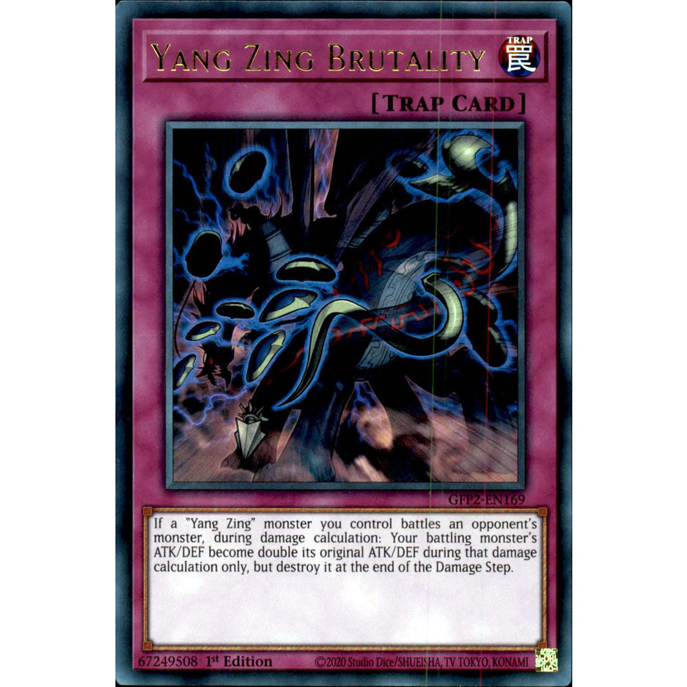 Yang Zing Brutality GFP2-EN169 Yu-Gi-Oh! Card from the Ghosts From the Past: The 2nd Haunting Set