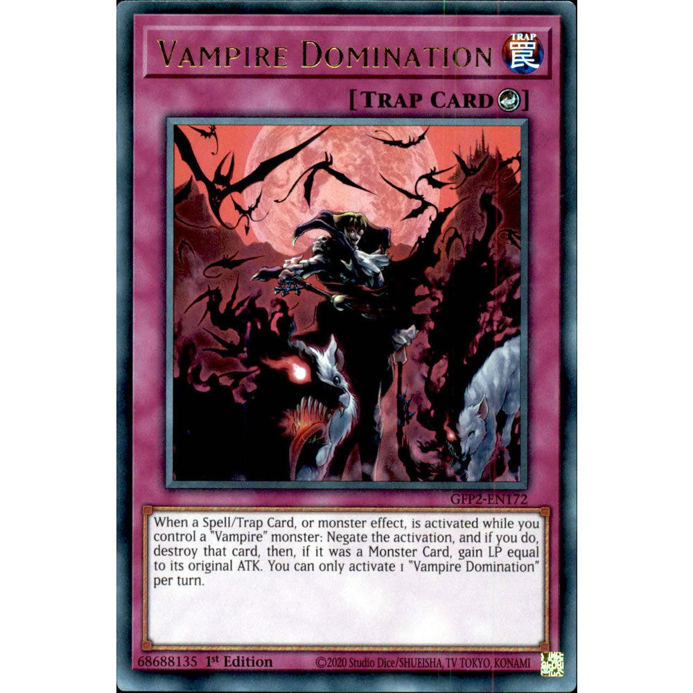 Vampire Domination GFP2-EN172 Yu-Gi-Oh! Card from the Ghosts From the Past: The 2nd Haunting Set