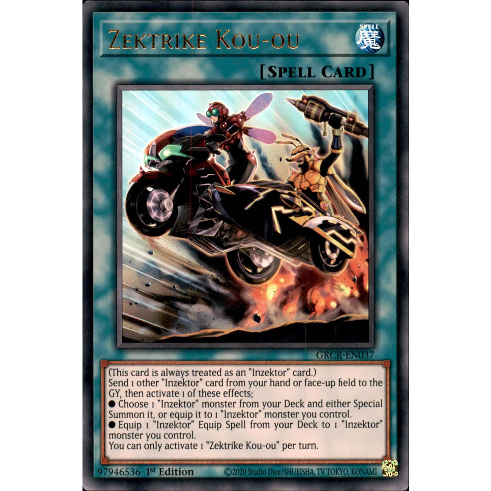 Zektrike Kou-ou GRCR-EN037 Yu-Gi-Oh! Card from the The Grand Creators Set