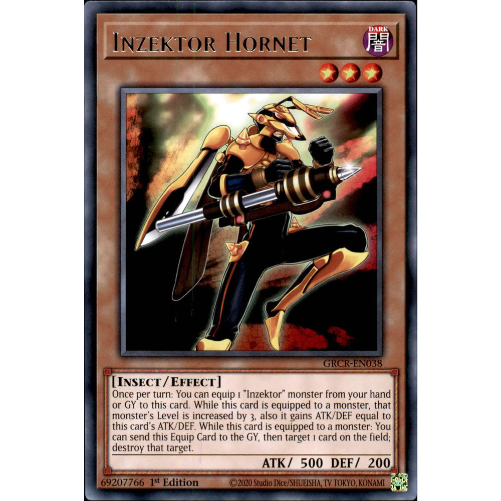 Inzektor Hornet GRCR-EN038 Yu-Gi-Oh! Card from the The Grand Creators Set