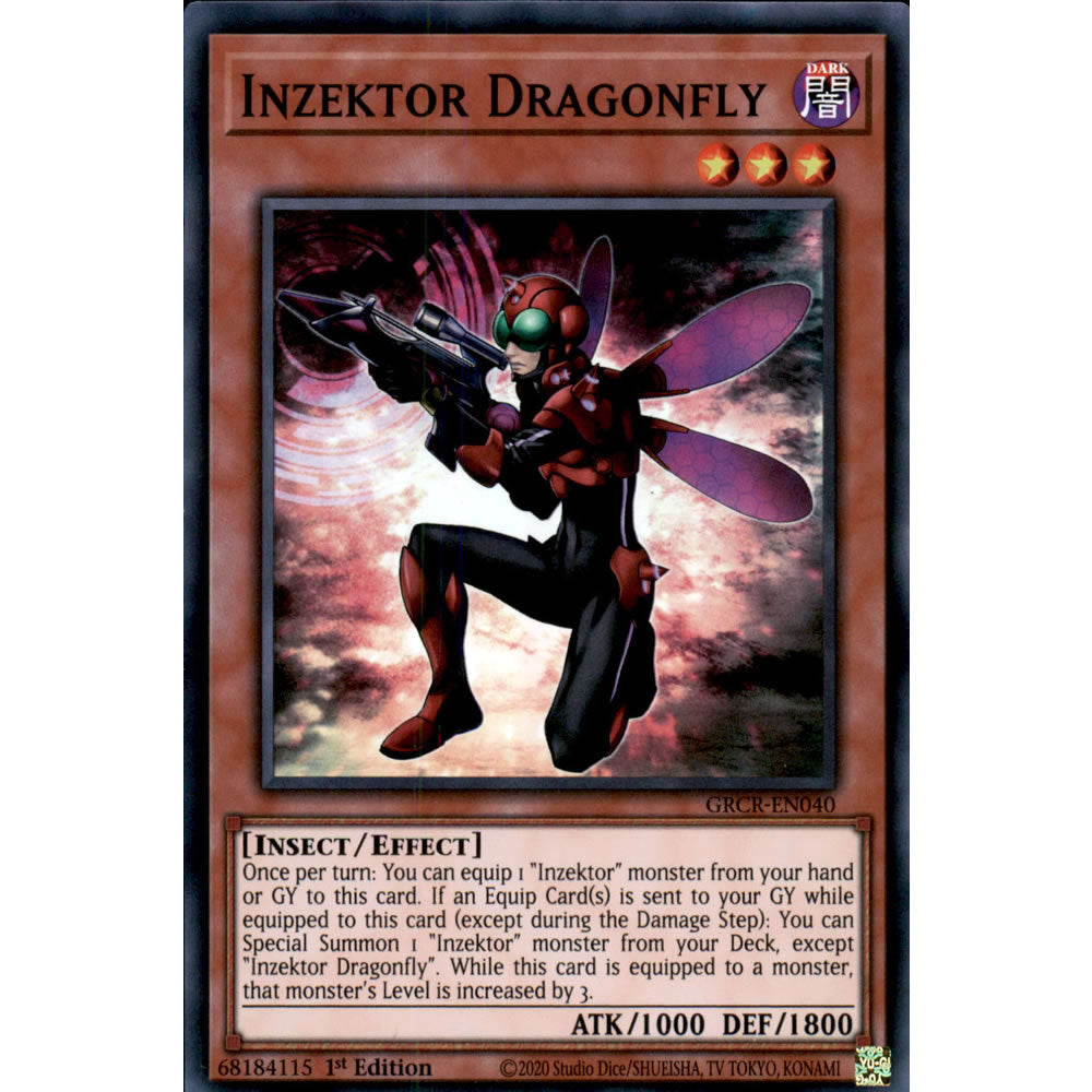Inzektor Dragonfly GRCR-EN040 Yu-Gi-Oh! Card from the The Grand Creators Set