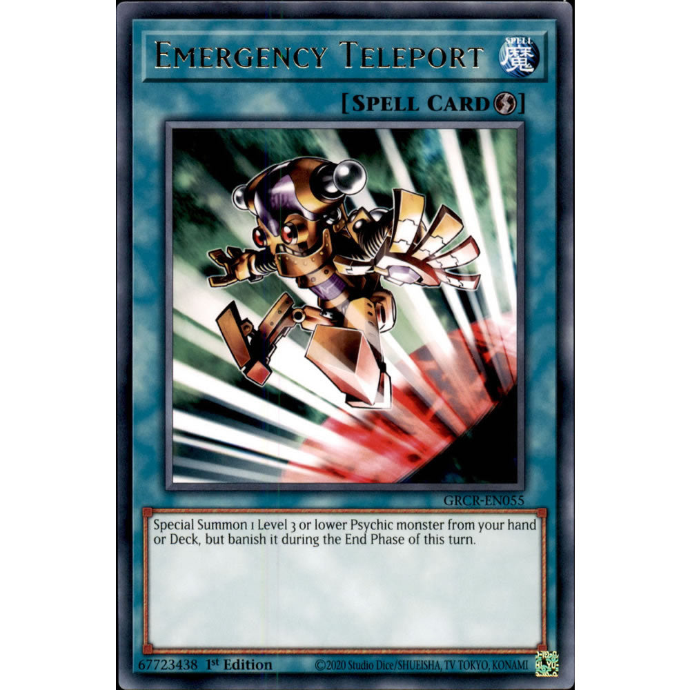 Emergency Teleport GRCR-EN055 Yu-Gi-Oh! Card from the The Grand Creators Set