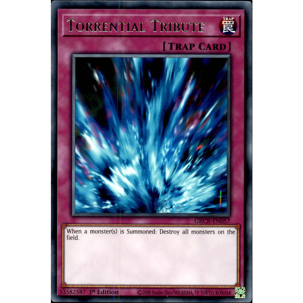 Torrential Tribute GRCR-EN057 Yu-Gi-Oh! Card from the The Grand Creators Set