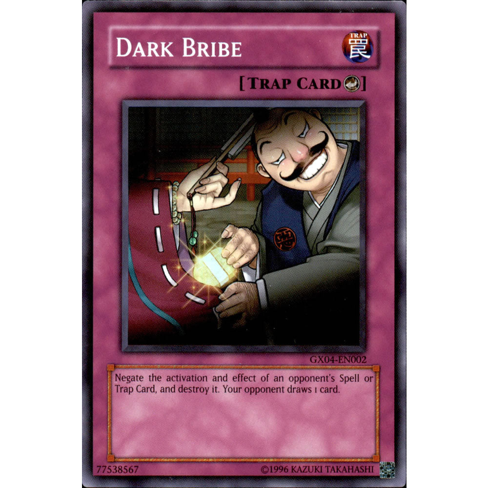 Dark Bribe GX04-EN002 Yu-Gi-Oh! Card from the GX Tag Force 2 Set