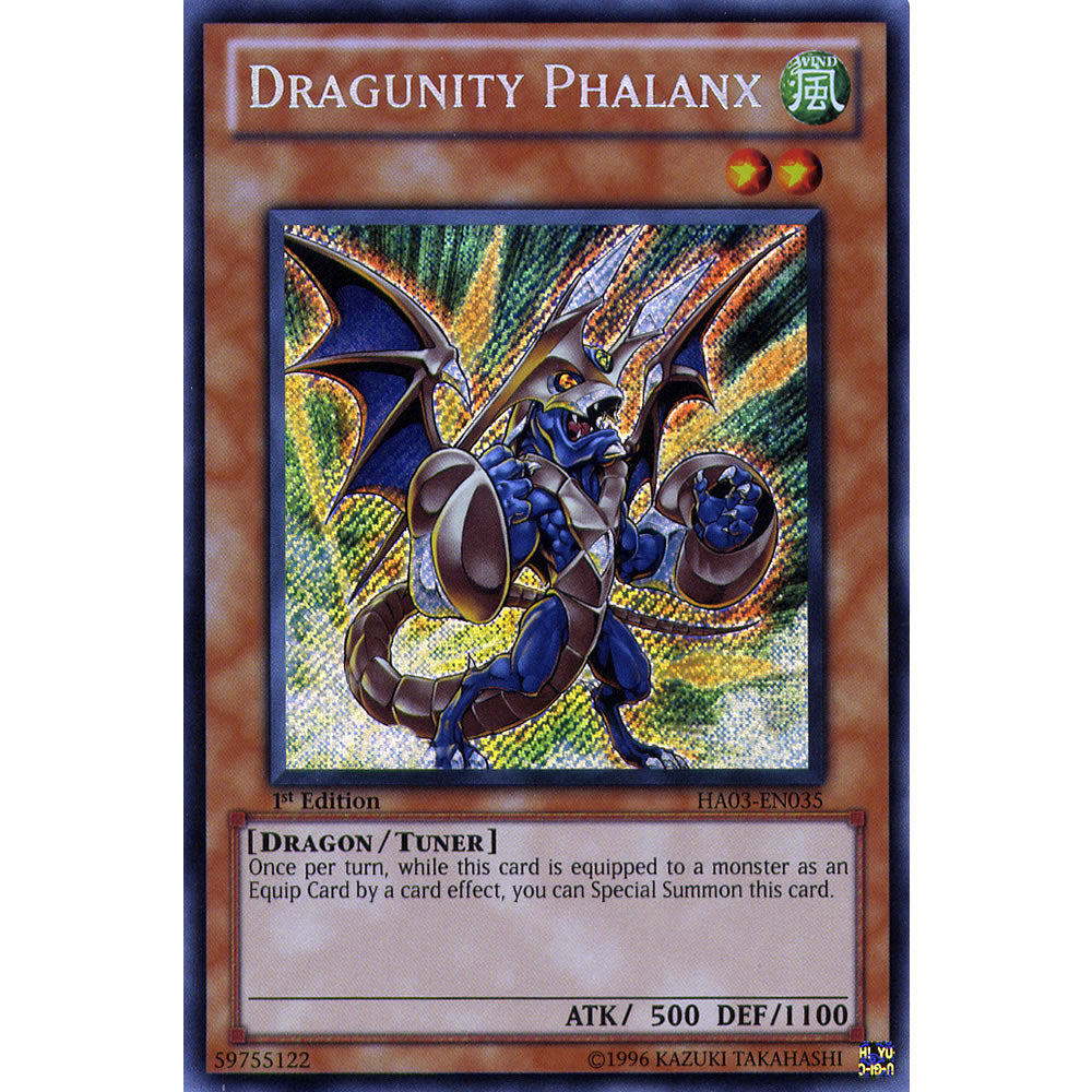 Dragunity Phalanx HA03-EN035 Yu-Gi-Oh! Card from the Hidden Arsenal 3 Set