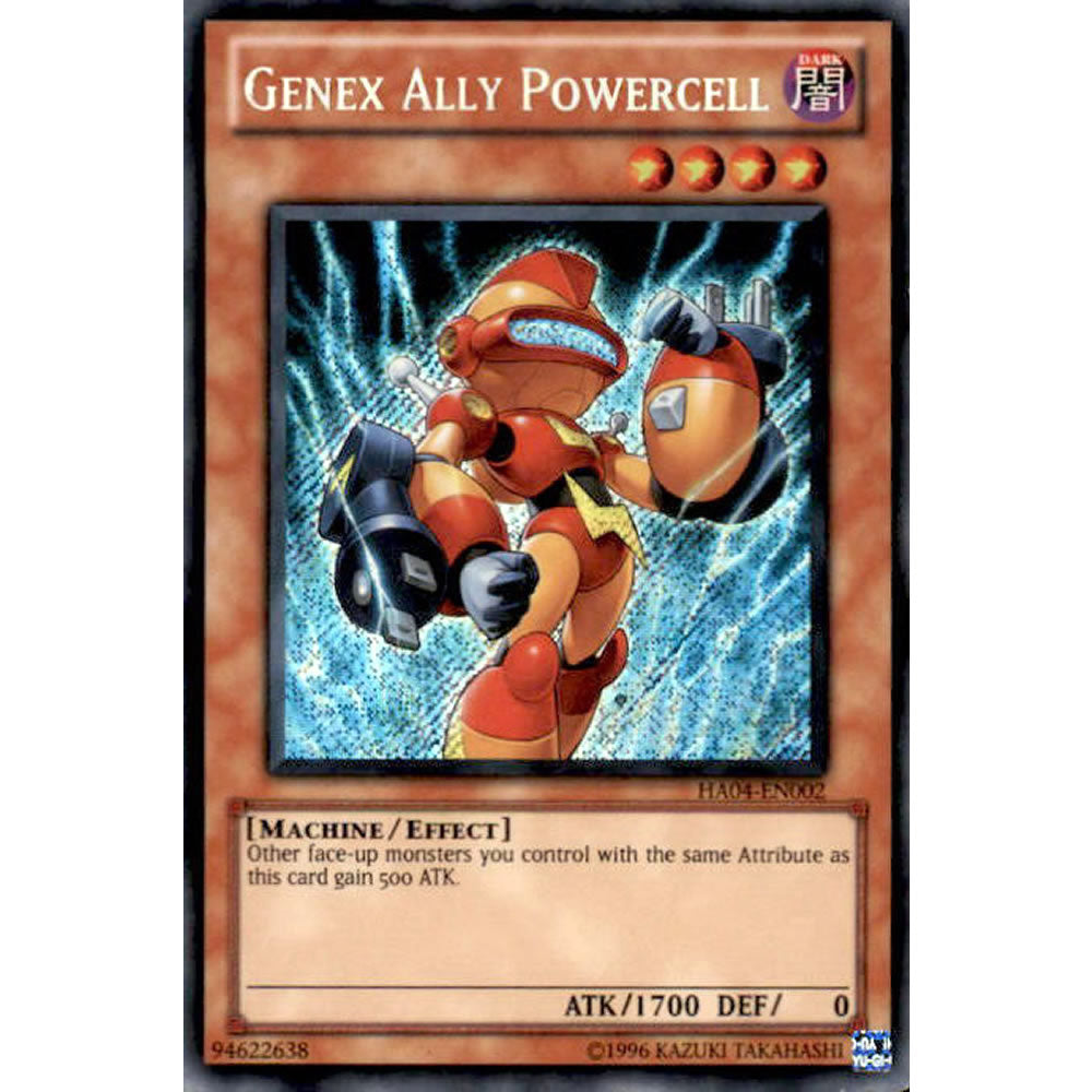 Genex Ally Powercell HA04-EN002 Yu-Gi-Oh! Card from the Hidden Arsenal 4: Trishula's Triumph Set