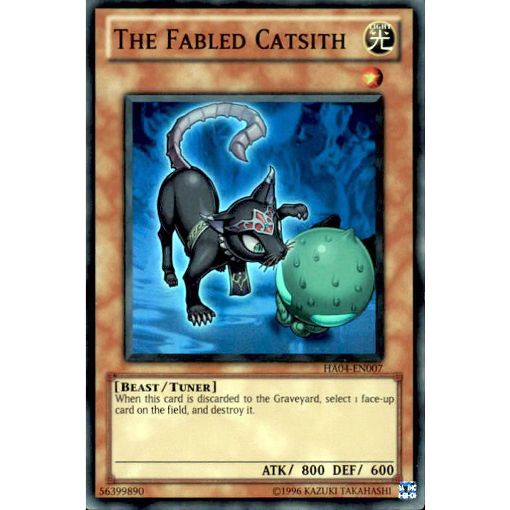 The Fabled Catsith HA04-EN007 Yu-Gi-Oh! Card from the Hidden Arsenal 4: Trishula's Triumph Set