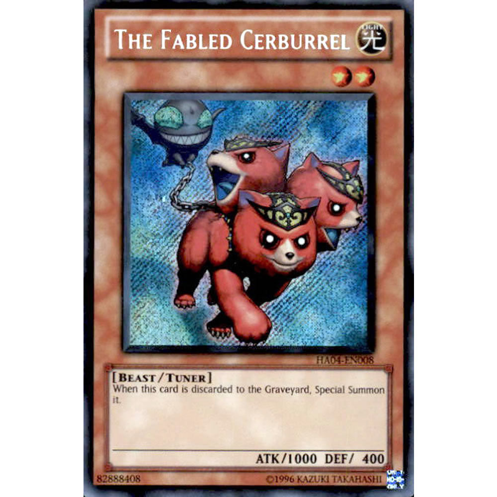 The Fabled Cerburrel HA04-EN008 Yu-Gi-Oh! Card from the Hidden Arsenal 4: Trishula's Triumph Set