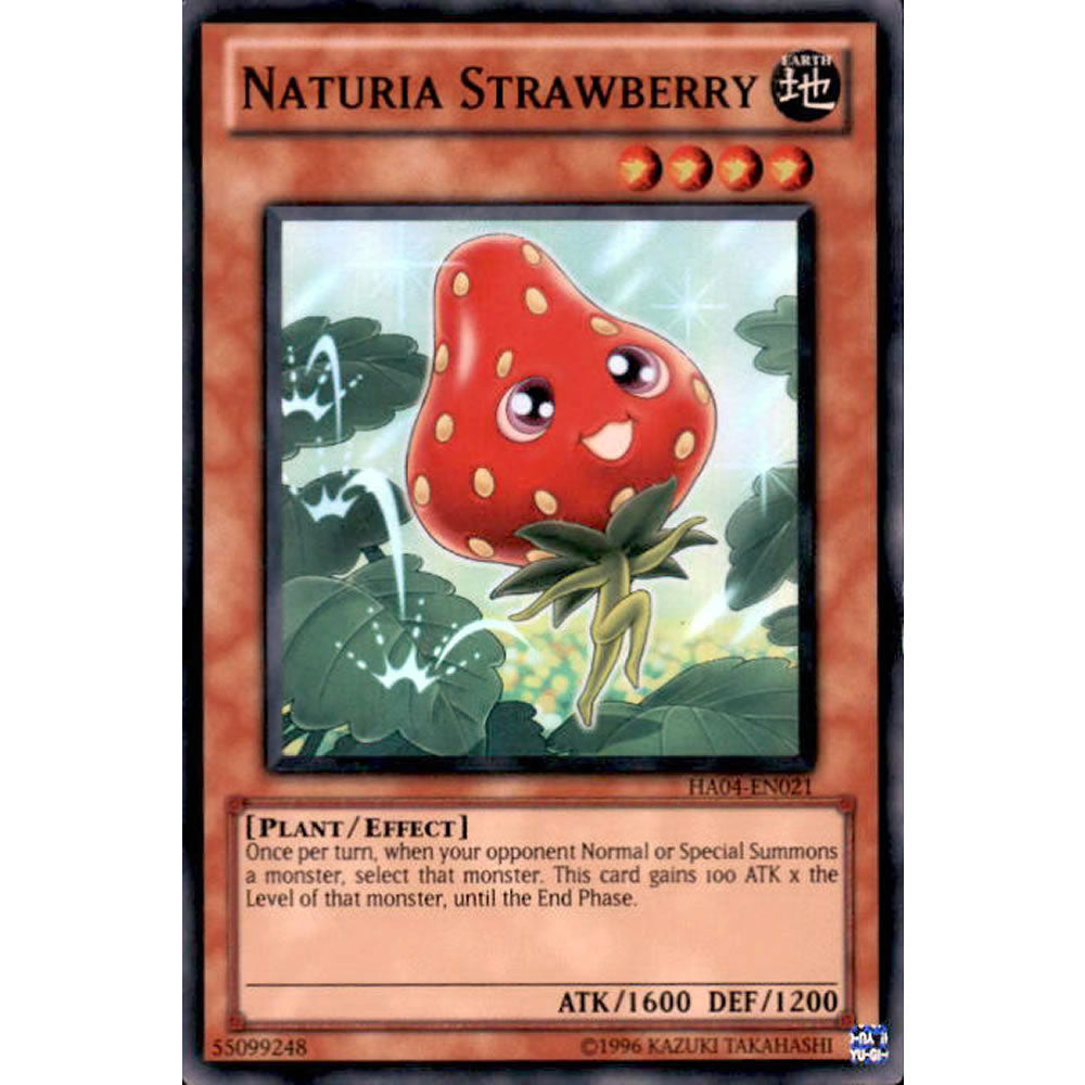 Naturia Strawberry HA04-EN021 Yu-Gi-Oh! Card from the Hidden Arsenal 4: Trishula's Triumph Set