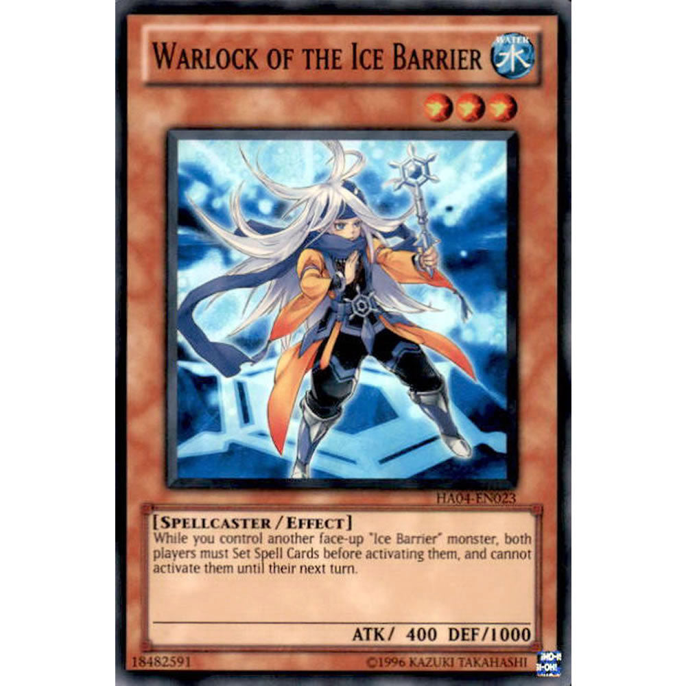 Warlock Of The Ice Barrier HA04-EN023 Yu-Gi-Oh! Card from the Hidden Arsenal 4: Trishula's Triumph Set