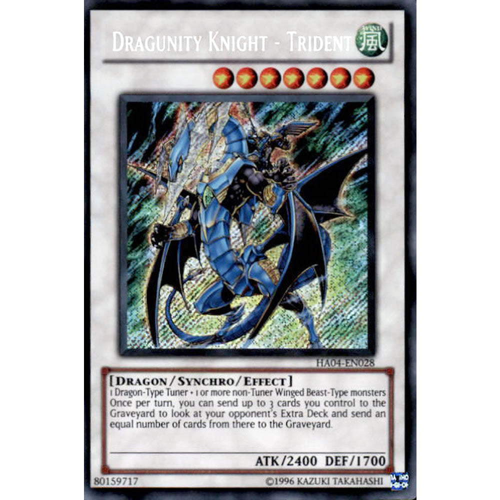 Dragunity Knight Trident HA04-EN028 Yu-Gi-Oh! Card from the Hidden Arsenal 4: Trishula's Triumph Set
