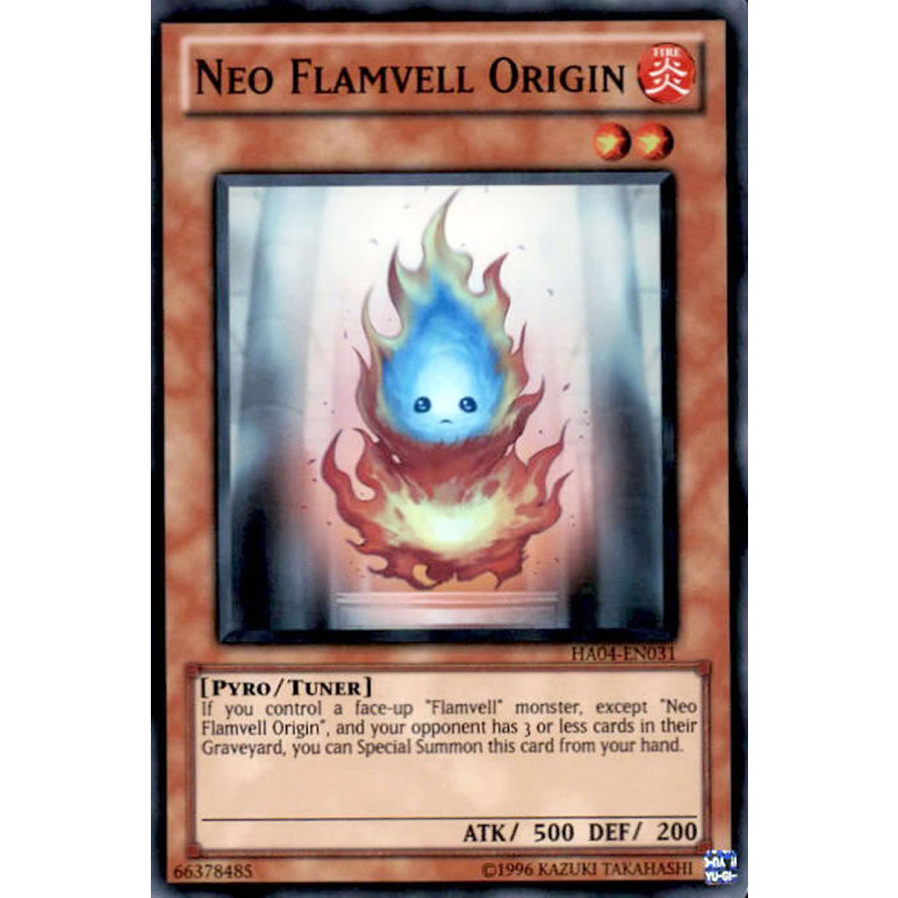 Neo Flamvell Origin HA04-EN031 Yu-Gi-Oh! Card from the Hidden Arsenal 4: Trishula's Triumph Set