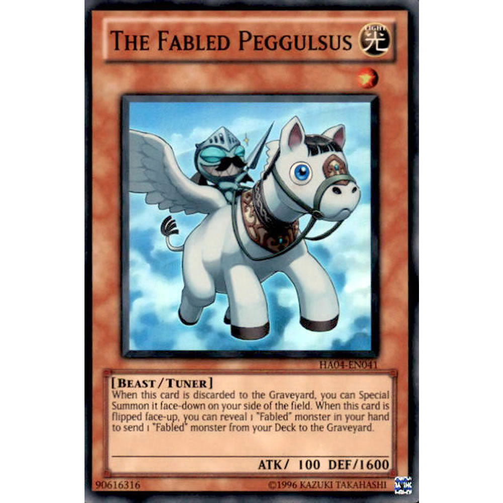 The Fabled Peggulsus HA04-EN041 Yu-Gi-Oh! Card from the Hidden Arsenal 4: Trishula's Triumph Set
