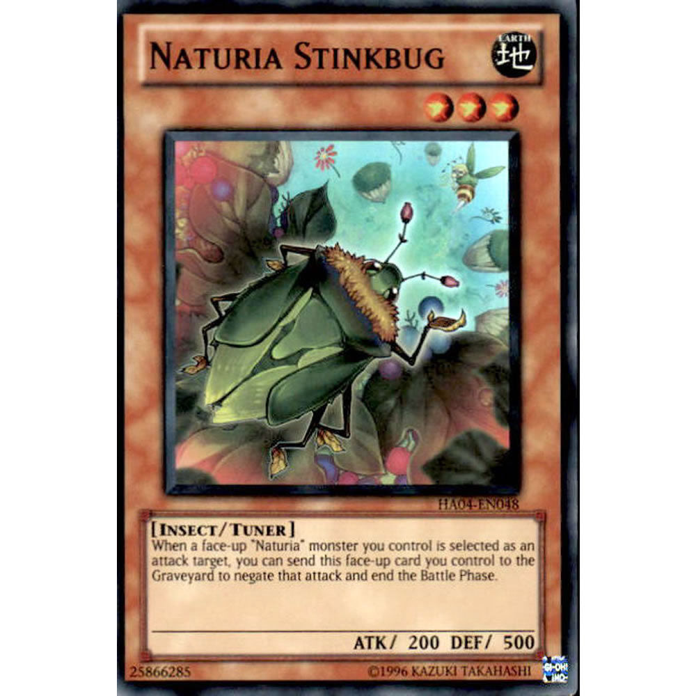 Naturia Stinkbug HA04-EN048 Yu-Gi-Oh! Card from the Hidden Arsenal 4: Trishula's Triumph Set
