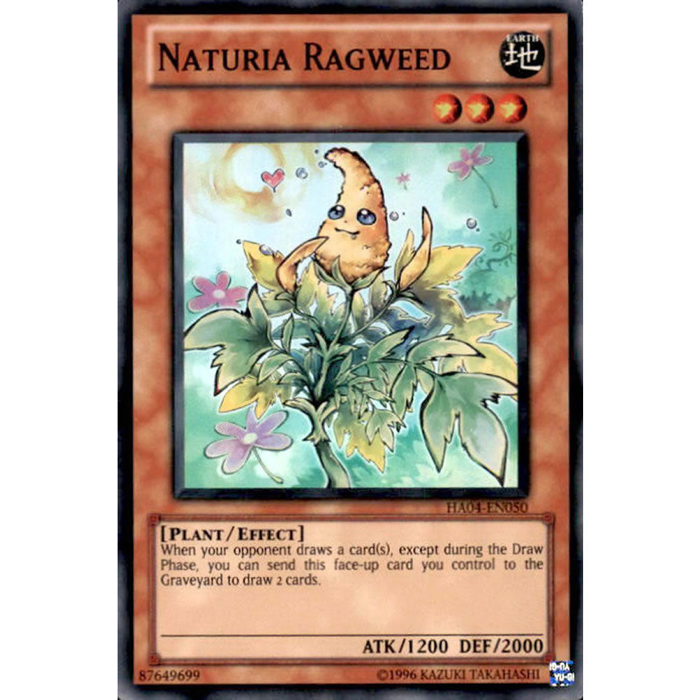 Naturia Ragweed HA04-EN050 Yu-Gi-Oh! Card from the Hidden Arsenal 4: Trishula's Triumph Set
