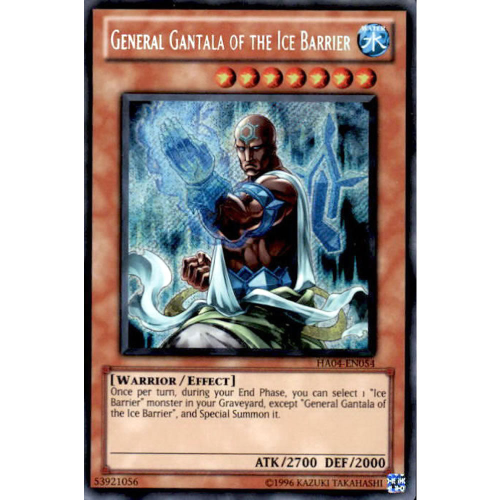 General Gantala Of The Ice Barrier HA04-EN054 Yu-Gi-Oh! Card from the Hidden Arsenal 4: Trishula's Triumph Set