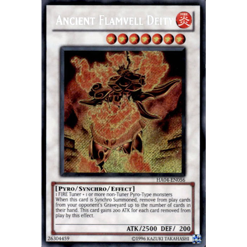 Ancient Flamvell Deity HA04-EN056 Yu-Gi-Oh! Card from the Hidden Arsenal 4: Trishula's Triumph Set