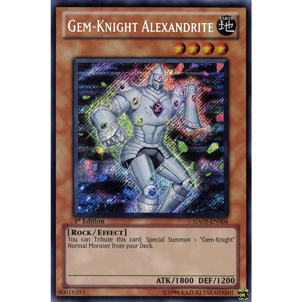 Gem-Knight Alexandrite HA05-EN004 Yu-Gi-Oh! Card from the Hidden Arsenal 5: Steelswarm Invasion Set