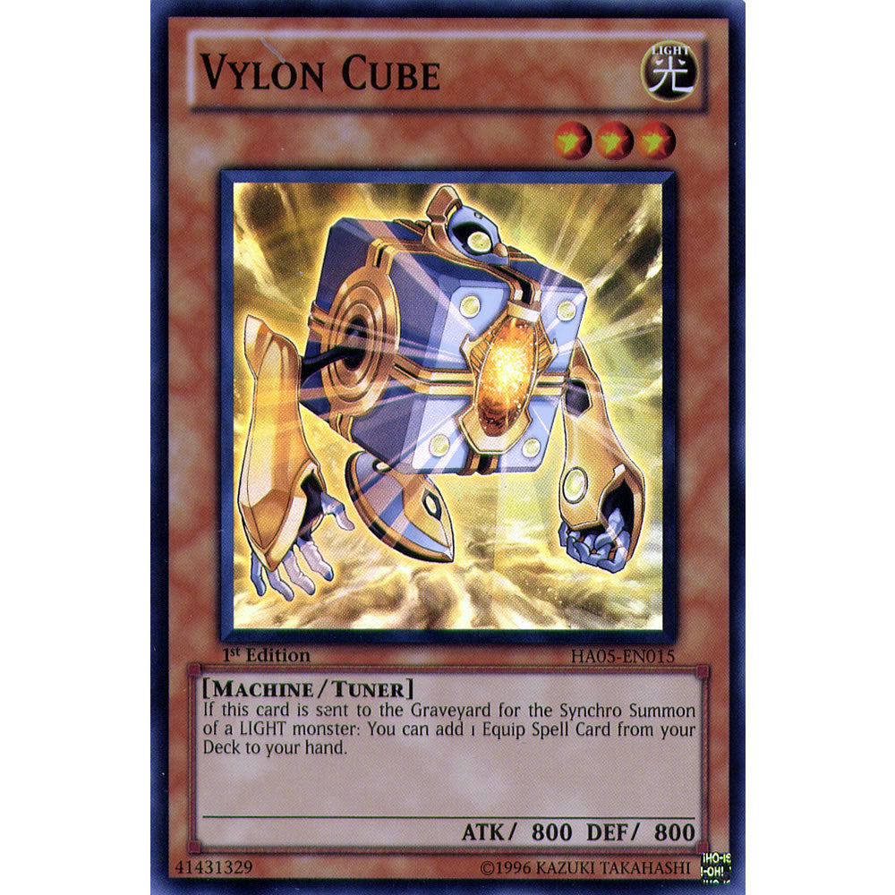 Vylon Cube HA05-EN015 Yu-Gi-Oh! Card from the Hidden Arsenal 5: Steelswarm Invasion Set