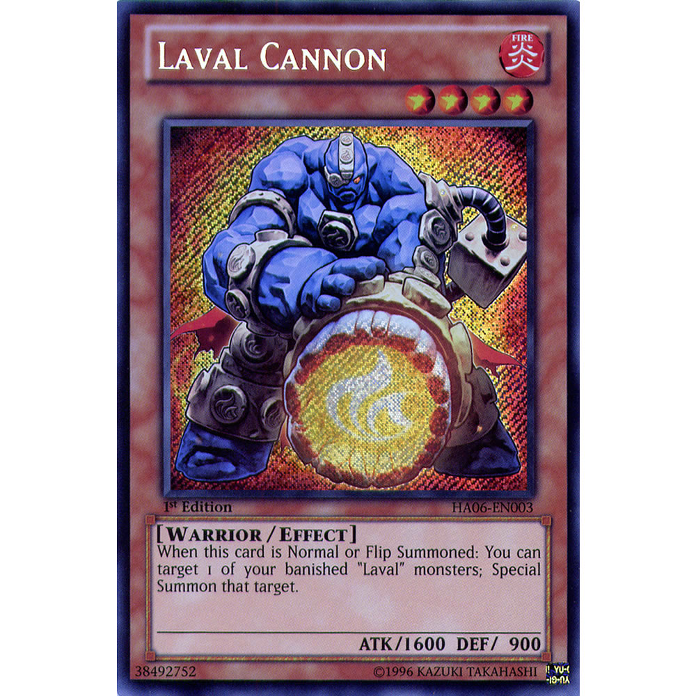 Laval Cannon HA06-EN003 Yu-Gi-Oh! Card from the Hidden Arsenal 6: Omega Xyz Set