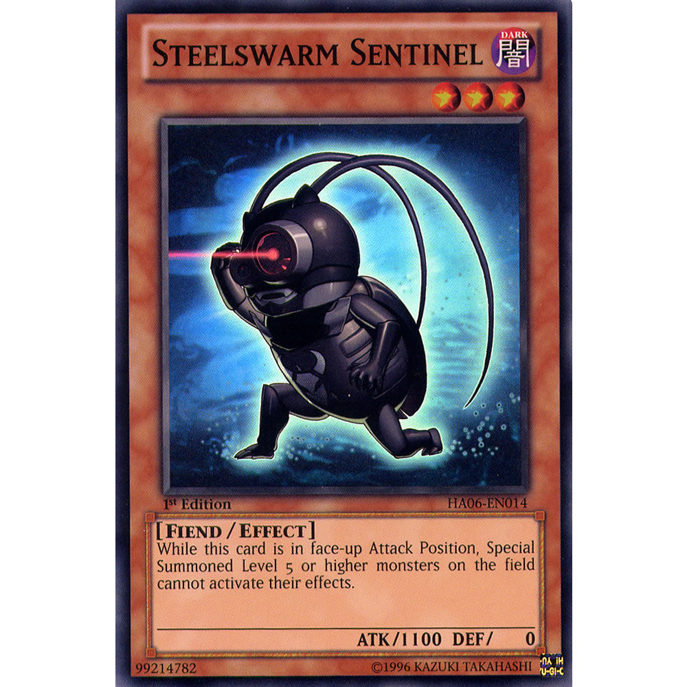 Steelswarm Sentinel HA06-EN014 Yu-Gi-Oh! Card from the Hidden Arsenal 6: Omega Xyz Set