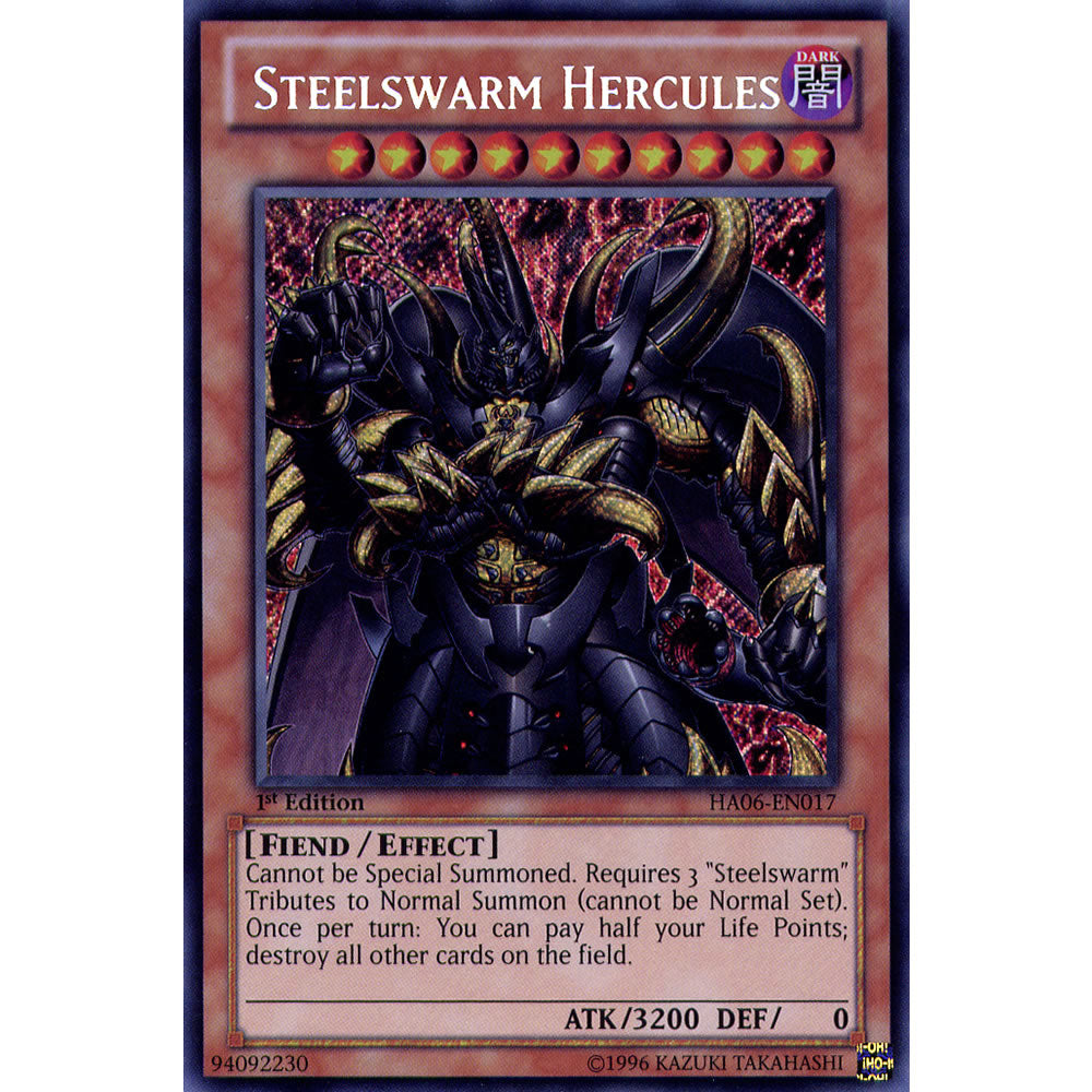 Steelswarm Hercules HA06-EN017 Yu-Gi-Oh! Card from the Hidden Arsenal 6: Omega Xyz Set