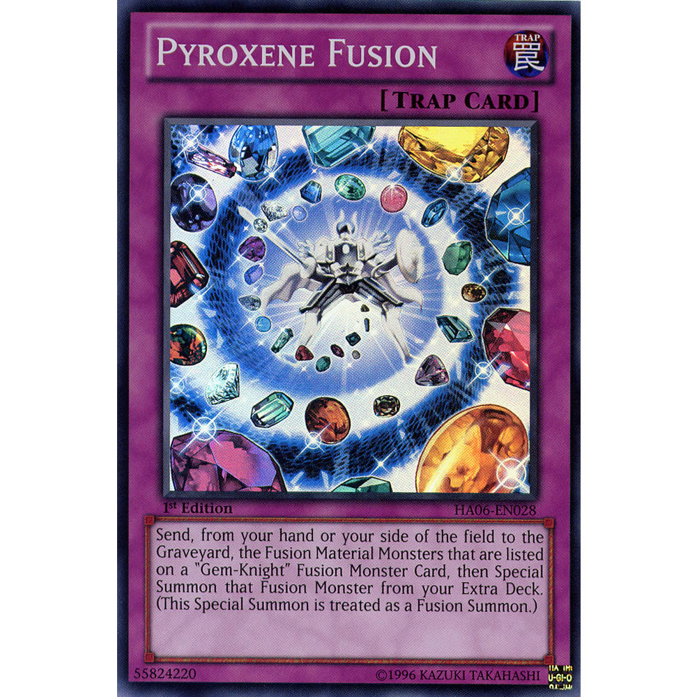 Pyroxene Fusion HA06-EN028 Yu-Gi-Oh! Card from the Hidden Arsenal 6: Omega Xyz Set